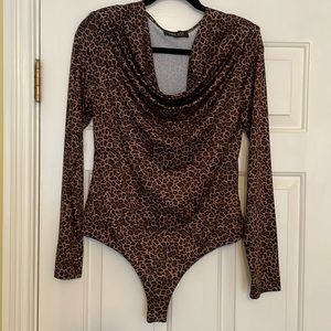 TRUTH Leopard Print Bodysuit